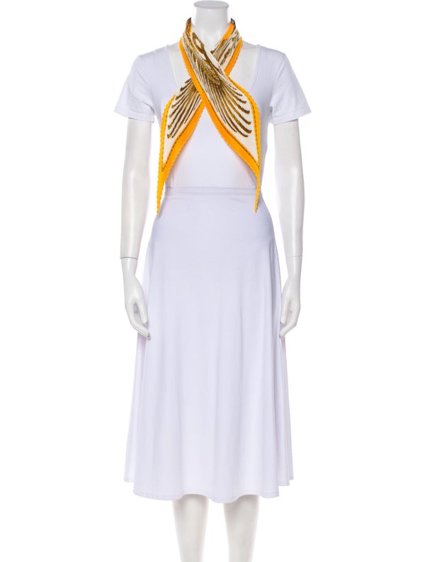 Hermès Tiger Royal Silk Plissé Scarf