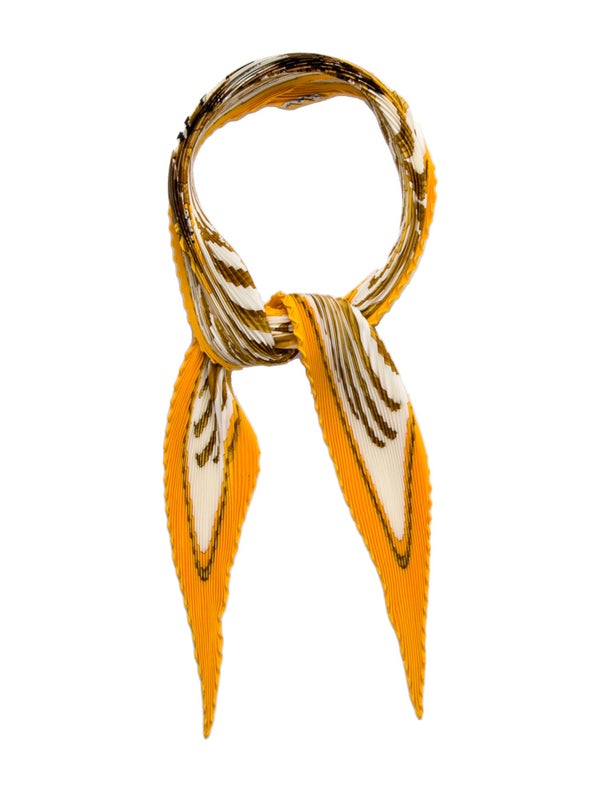 Hermès Tiger Royal Silk Plissé Scarf