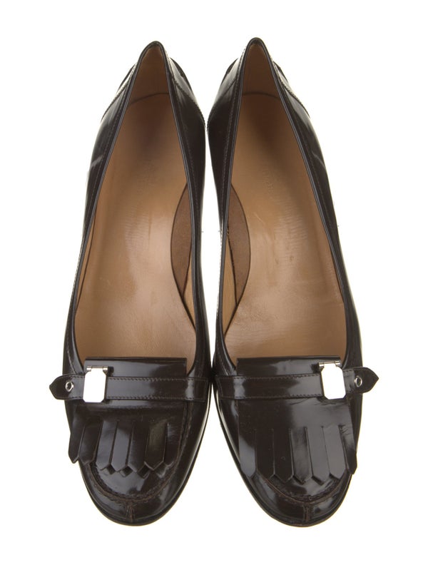 Hermès Vintage Patent Leather Pumps
