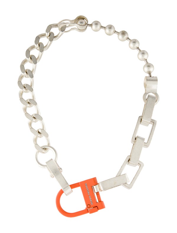 Heron Preston Multichain Collar Necklace