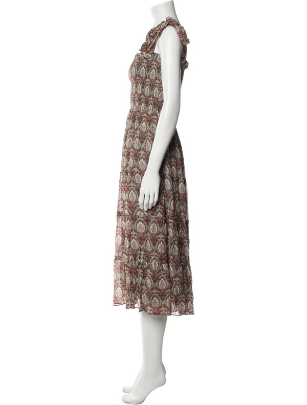 Hill House Home Printed Midi Length Dress W/ Tags