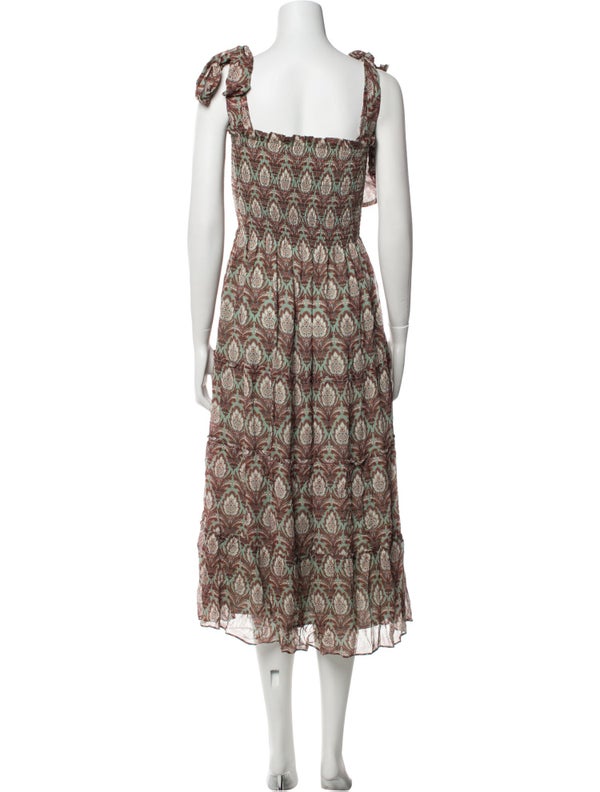 Hill House Home Printed Midi Length Dress W/ Tags