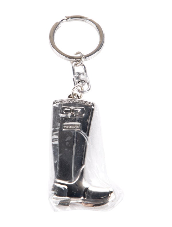Hunter Silver Keychain