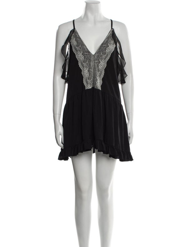 Iro V-Neck Mini Dress