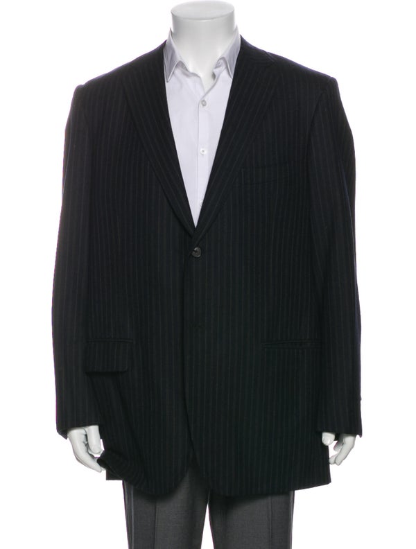 Isaia Wool Striped Blazer