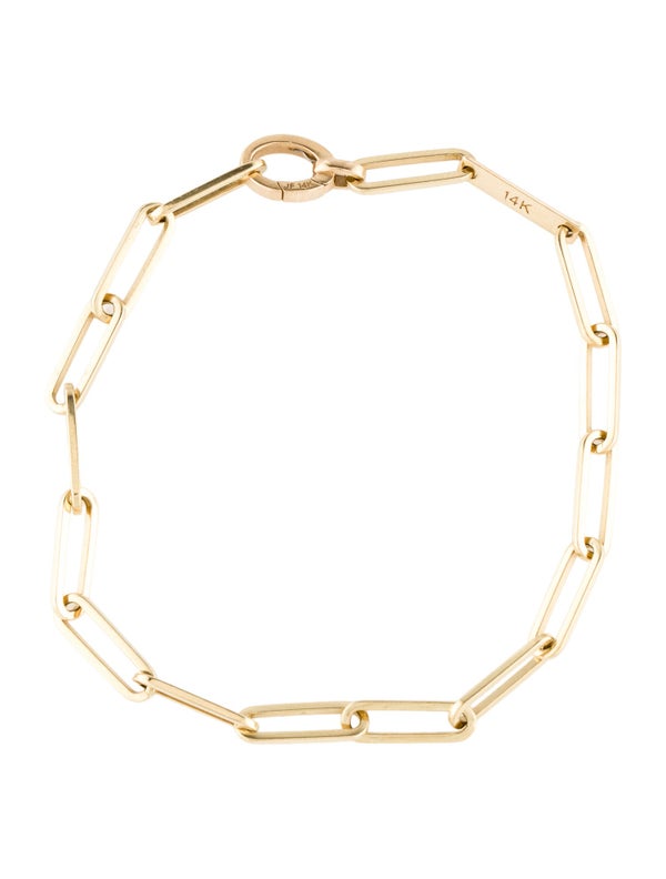 Jennifer Fisher 14k Long Link Charm Bracelet