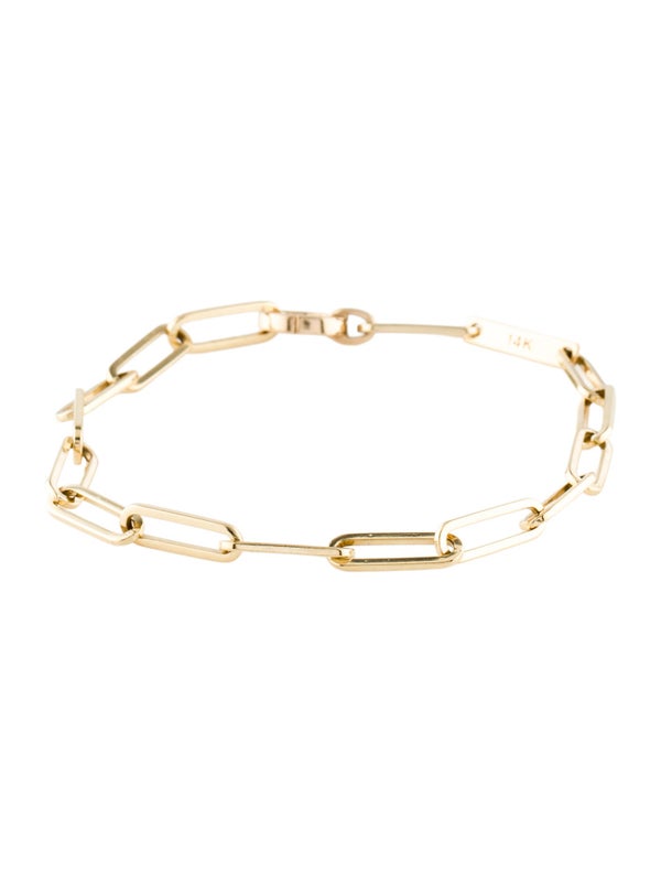 Jennifer Fisher 14k Long Link Charm Bracelet