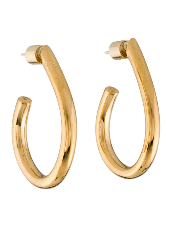 Jennifer Fisher Baby Teardrop Hoop Earrings