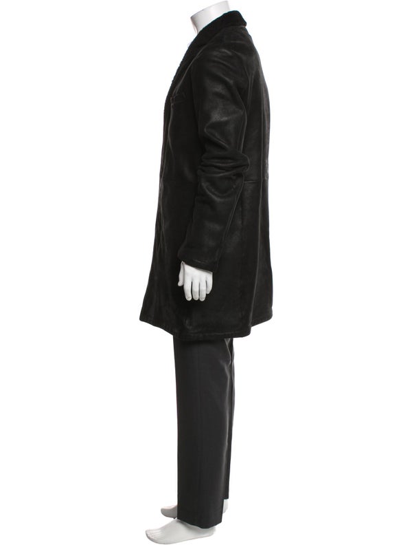 Jil Sander Leather Overcoat