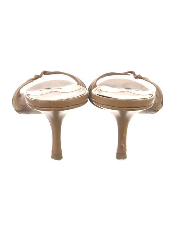 Jimmy Choo Leather Slides