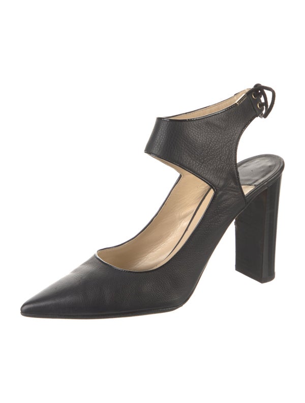 Jimmy Choo Leather Slingback Sandals