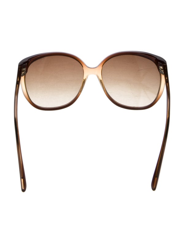 Jimmy Choo Oversize Gradient Sunglasses