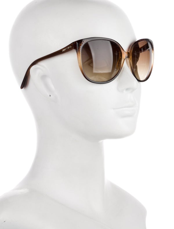 Jimmy Choo Oversize Gradient Sunglasses