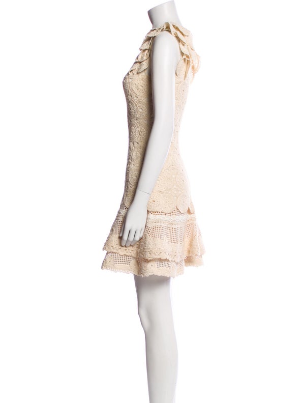 Jonathan Simkhai Lace Pattern Mini Dress