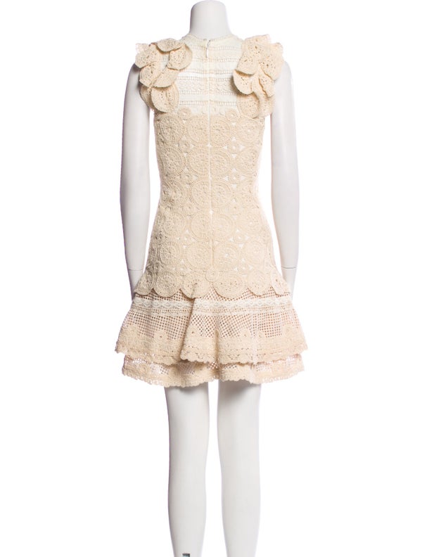 Jonathan Simkhai Lace Pattern Mini Dress