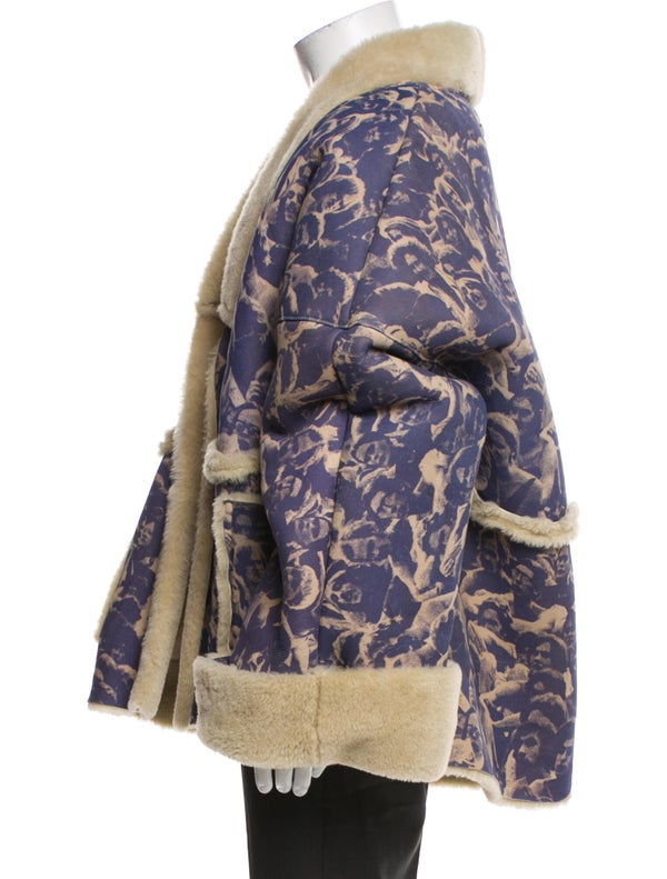 Kapital Printed Shearling Jacket