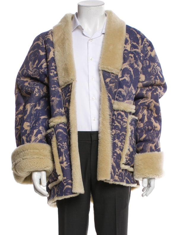 Kapital Printed Shearling Jacket