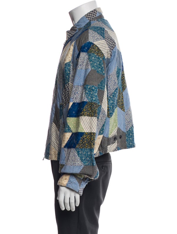 Kapital Yabane Patchwork Printed Denim Jacket