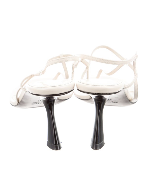 Khaite Leather Slingback Sandals