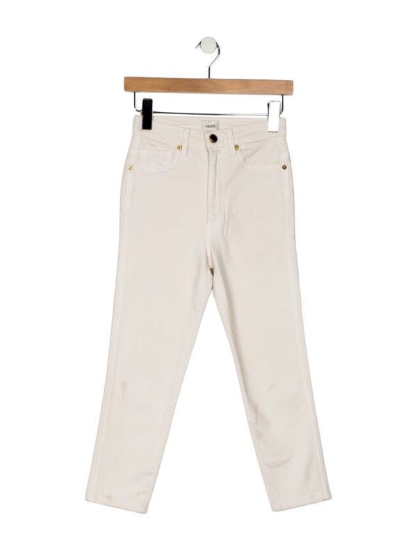 Khaite Mid-Rise Skinny Leg Jeans