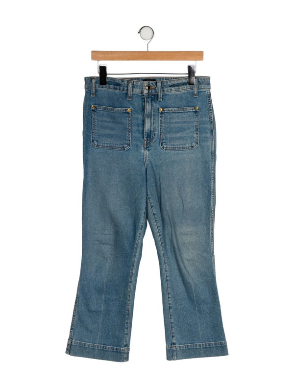 Khaite Raquel Wide Leg Jeans