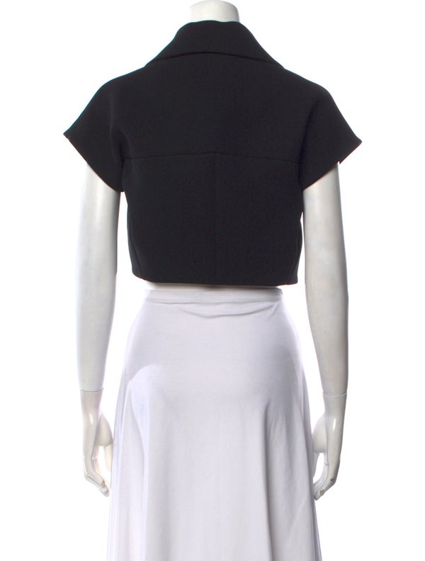 Khaite Short Sleeve Crop Top