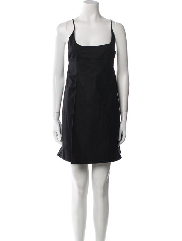 Khaite Square Neckline Mini Dress