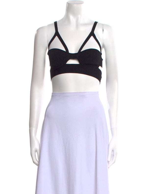 Khaite Strapless Crop Top