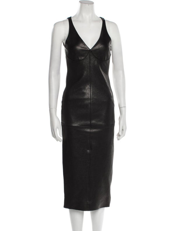 Khaite V-Neck Long Dress