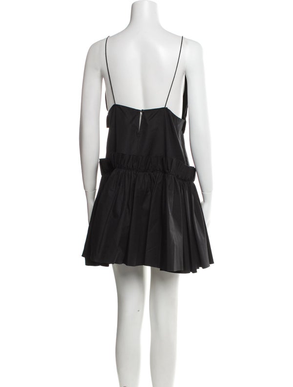 Khaite V-Neck Mini Dress