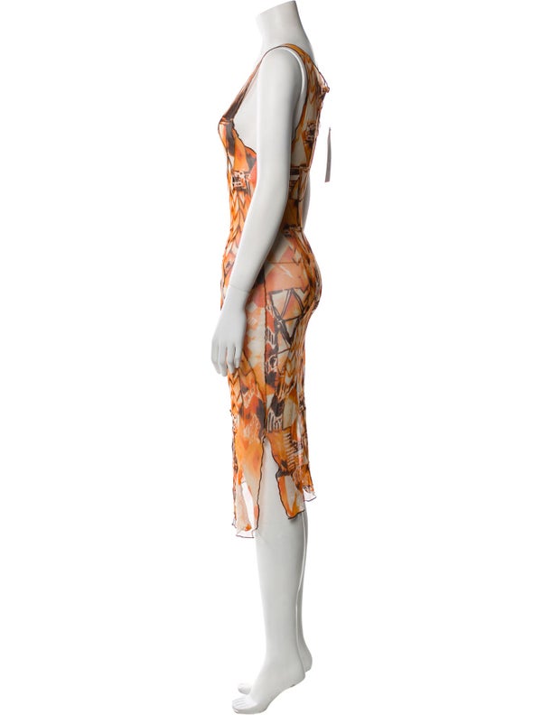 Kim Shui Printed Knee-Length Dress