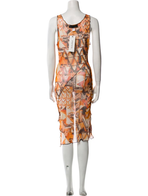 Kim Shui Printed Knee-Length Dress