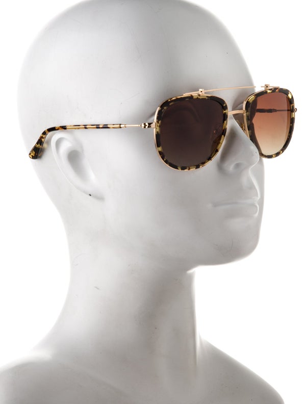 Krewe Aviator Tinted Sunglasses