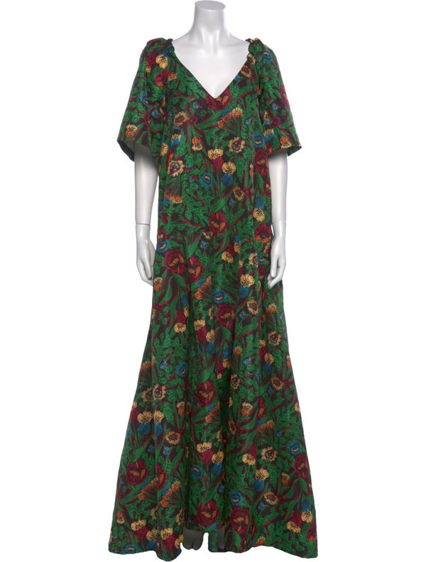 La DoubleJ Floral Print Long Dress W/ Tags