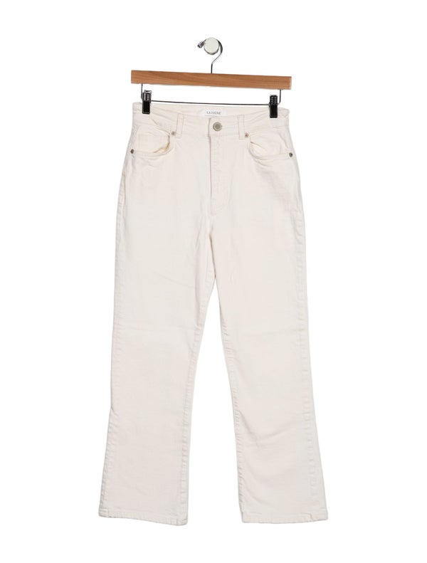 La Ligne Mid-Rise Straight Leg Jeans