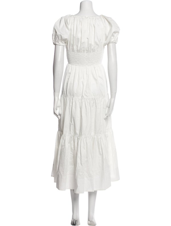 La Ligne V-Neck Long Dress