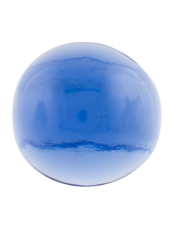 Lalique Glass Dome Cocktail Ring