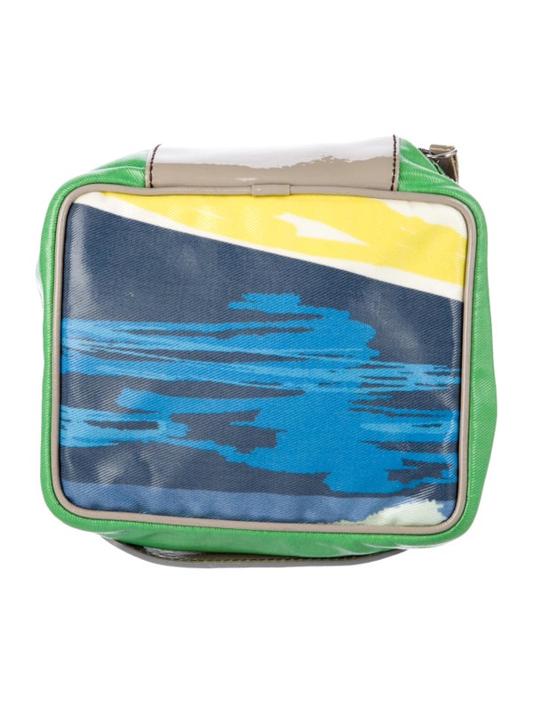 Lanvin Graphic Print Coated Canvas Cosmetic Bag