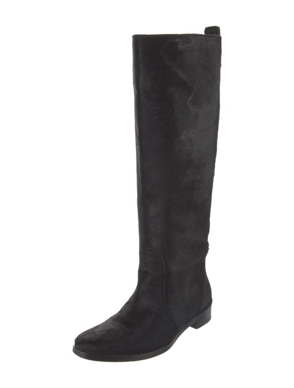Lanvin Ponyhair Riding Boots