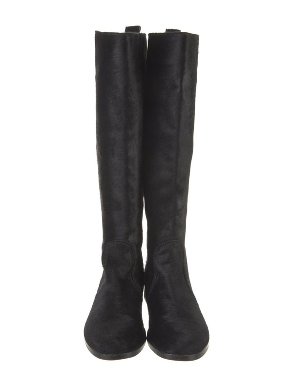 Lanvin Ponyhair Riding Boots