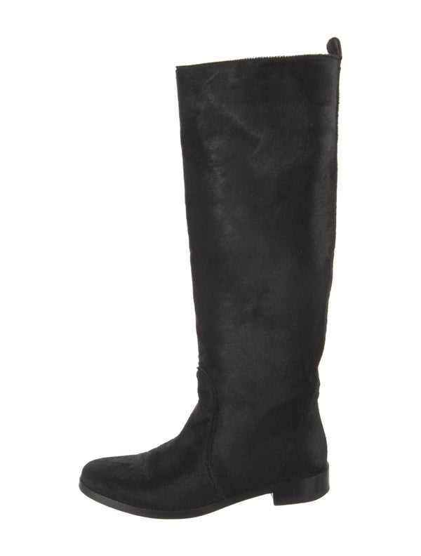 Lanvin Ponyhair Riding Boots