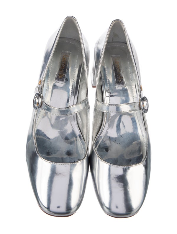 Larroude Patent Leather Pumps