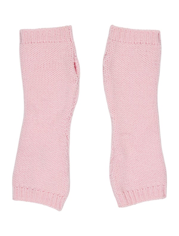 Le Lion Pink Wool Le Lion Arm Warmers