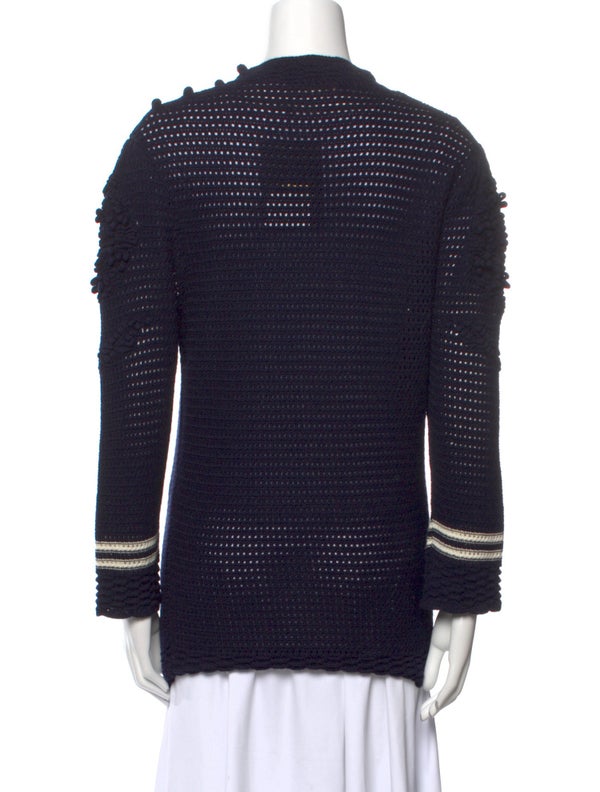 Les Copains Virgin Wool Striped Sweater W/ Tags