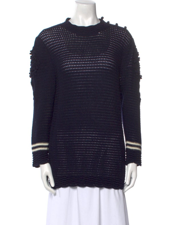 Les Copains Virgin Wool Striped Sweater W/ Tags