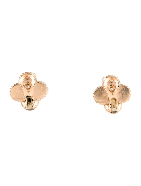 Van Cleef & Arpels Limited Edition Vintage Alhambra Earrings