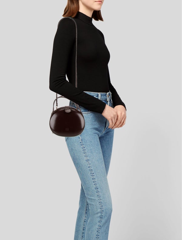 Loewe Leather Round Leather Handbag