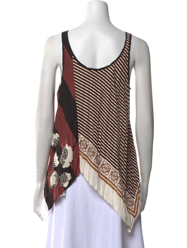 Loewe Paula's Ibiza Striped Scoop Neck Top W/ Tags