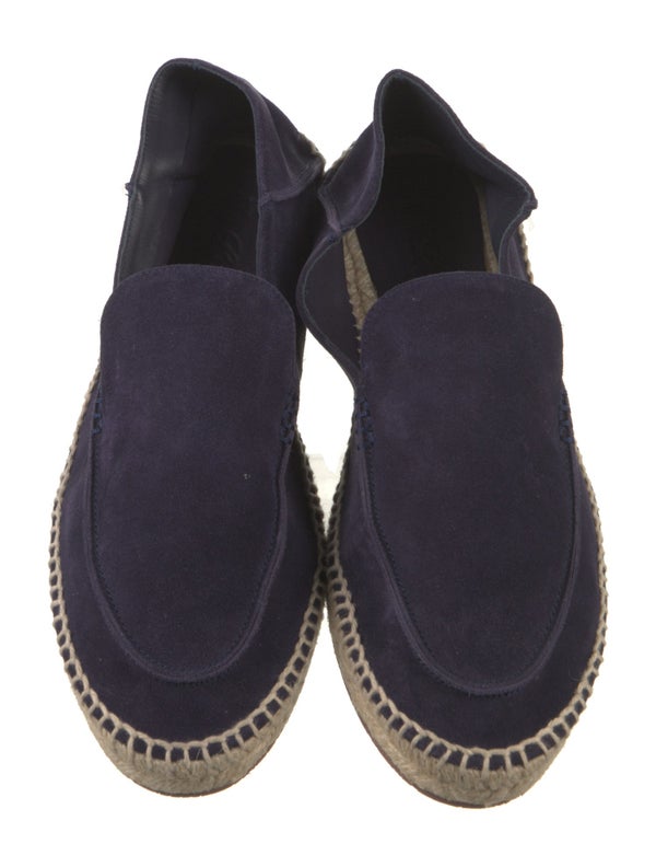 Loro Piana Suede Espadrille Sneakers