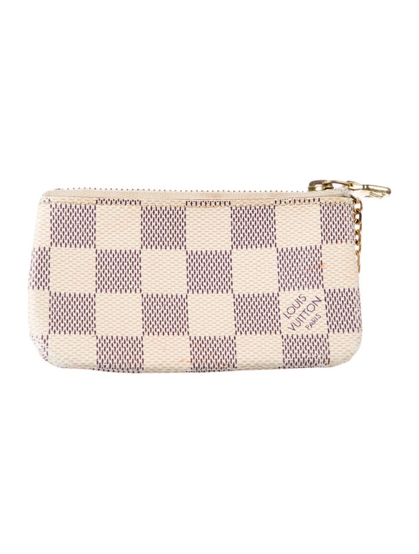 Louis Vuitton 2019 Damier Azur Pattern Key Holder